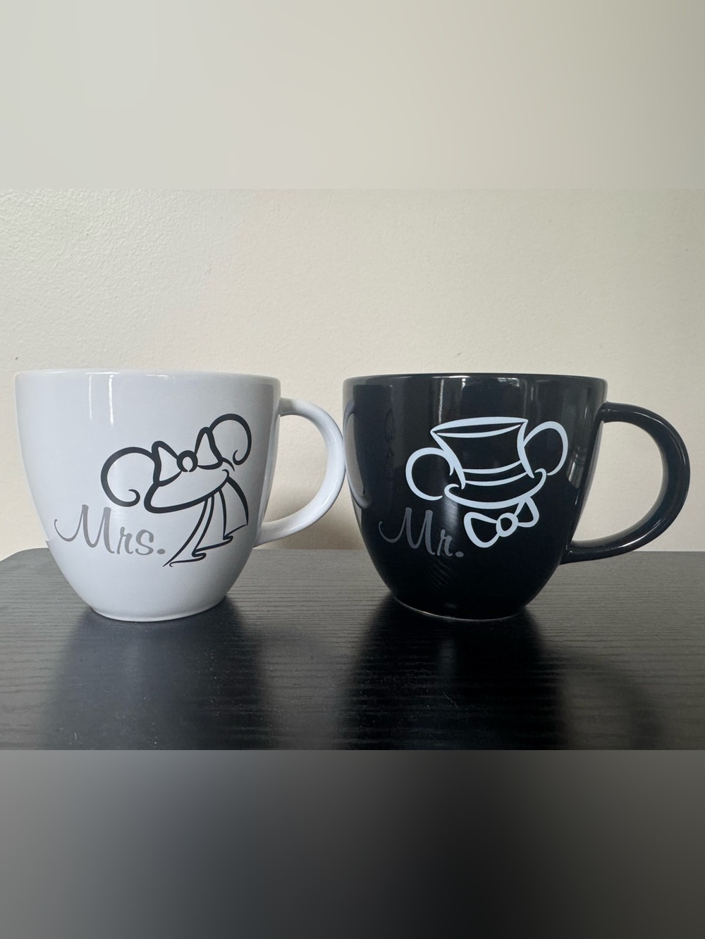 Disney Bride/Groom - Mr./Mrs. Coffee Cups